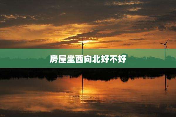 房屋坐西向北好不好