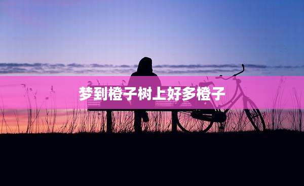梦到橙子树上好多橙子