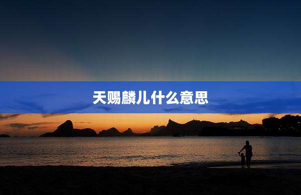 天赐麟儿什么意思