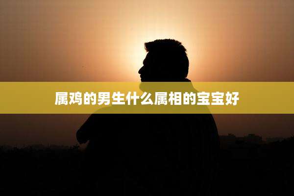 属鸡的男生什么属相的宝宝好