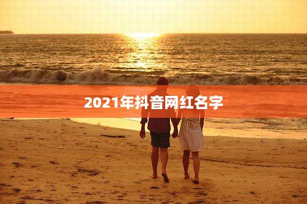 2021年抖音网红名字