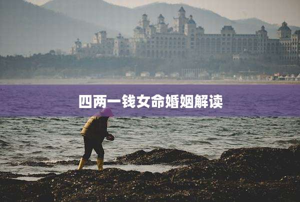 四两一钱女命婚姻解读