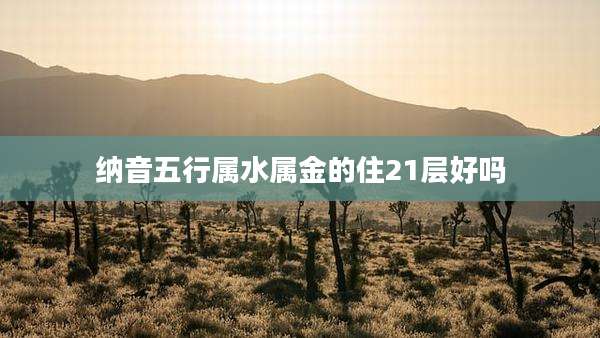 纳音五行属水属金的住21层好吗
