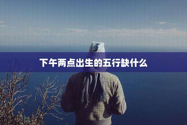 下午两点出生的五行缺什么