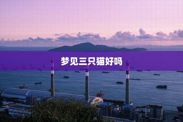 梦见三只猫好吗