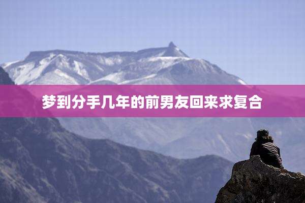梦到分手几年的前男友回来求复合