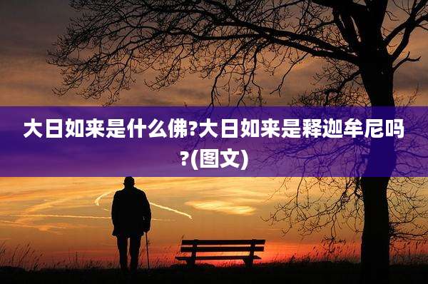 大日如来是什么佛?大日如来是释迦牟尼吗?(图文)