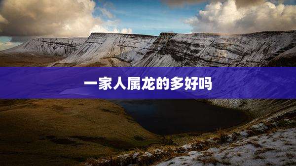 一家人属龙的多好吗