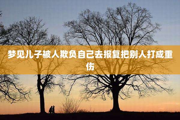 梦见儿子被人欺负自己去报复把别人打成重伤