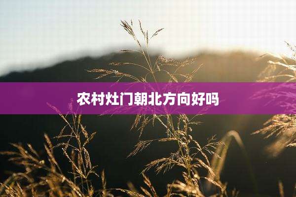 农村灶门朝北方向好吗