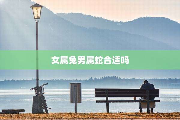 女属兔男属蛇合适吗