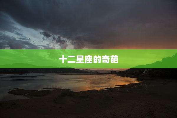 十二星座的奇葩