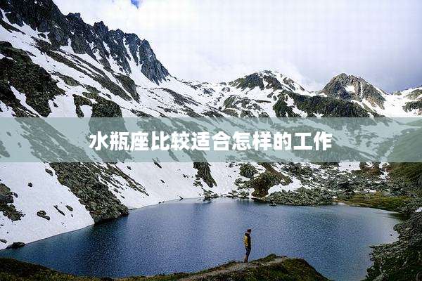 水瓶座比较适合怎样的工作