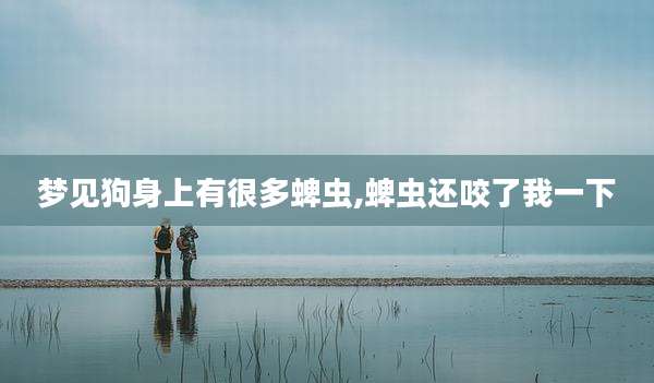 梦见狗身上有很多蜱虫,蜱虫还咬了我一下