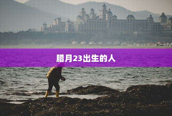腊月23出生的人