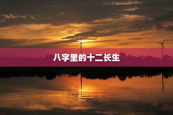 八字里的十二长生