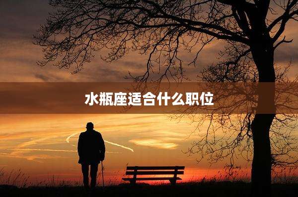 水瓶座适合什么职位