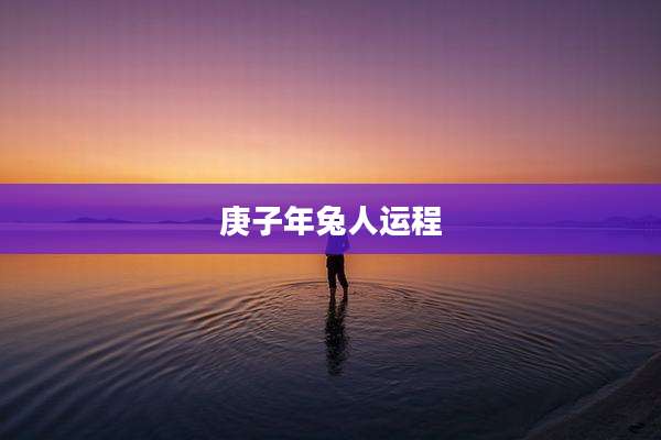 庚子年兔人运程