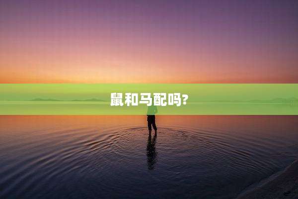 鼠和马配吗?