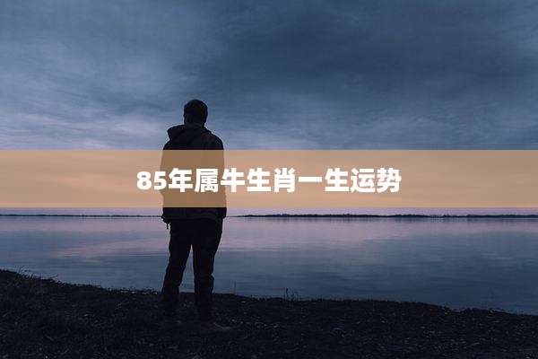 85年属牛生肖一生运势