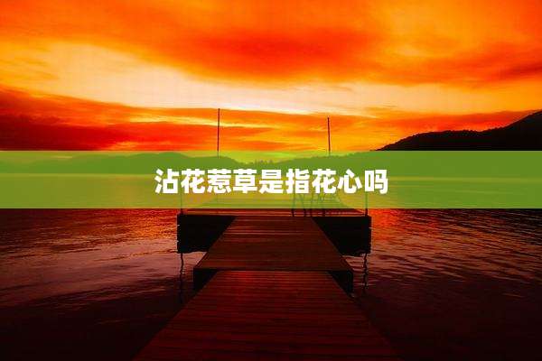 沾花惹草是指花心吗