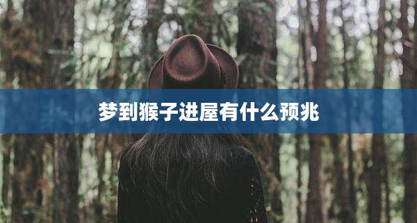 梦到猴子进屋有什么预兆