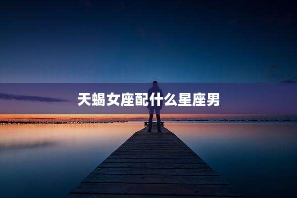 天蝎女座配什么星座男