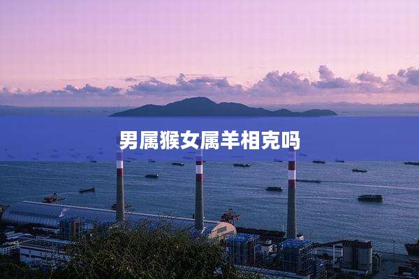 男属猴女属羊相克吗