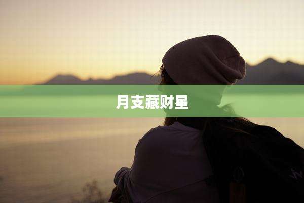 月支藏财星