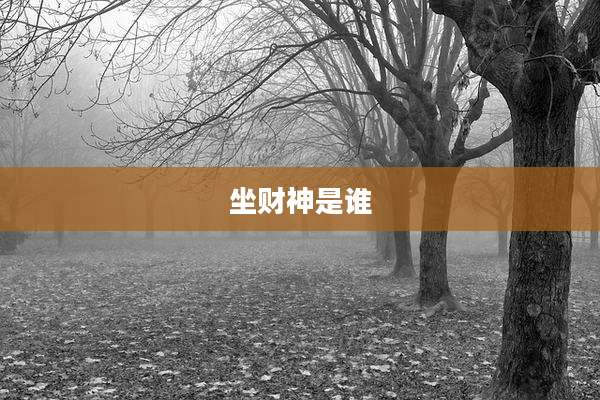 坐财神是谁