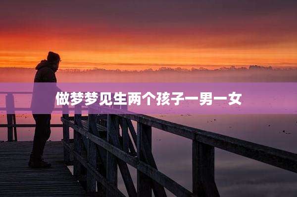 做梦梦见生两个孩子一男一女