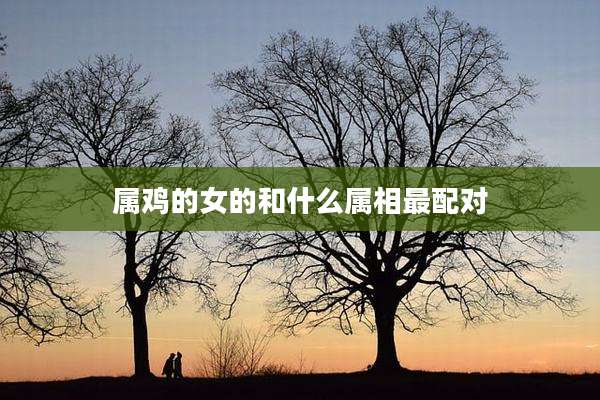 属鸡的女的和什么属相最配对