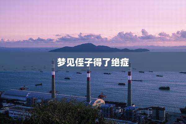 梦见侄子得了绝症