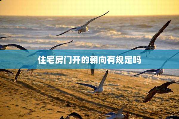住宅房门开的朝向有规定吗