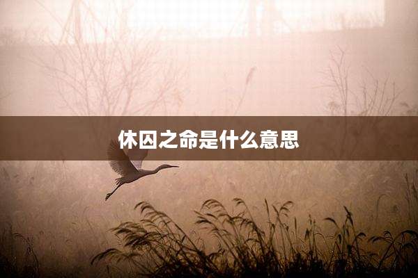 休囚之命是什么意思
