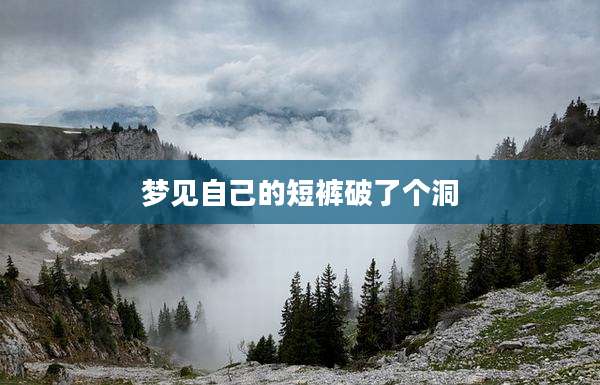梦见自己的短裤破了个洞