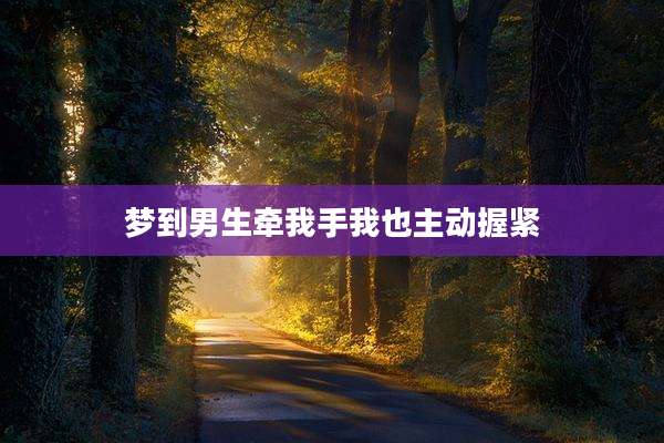 梦到男生牵我手我也主动握紧