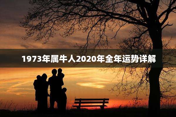 1973年属牛人2020年全年运势详解