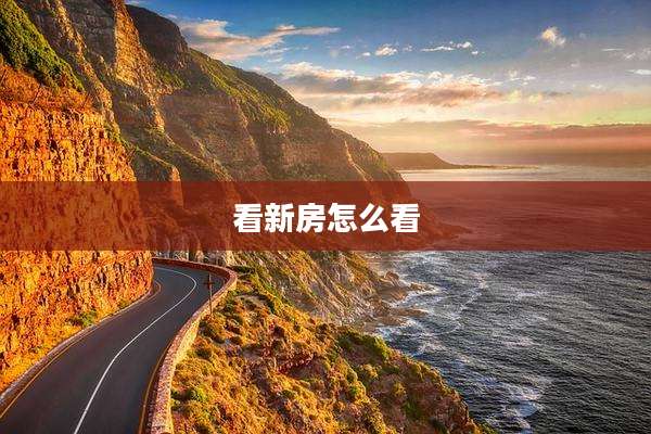 看新房怎么看