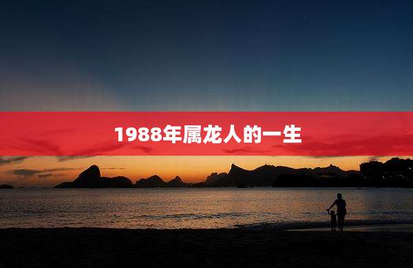 1988年属龙人的一生