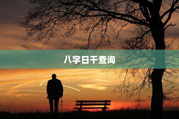 八字日干查询