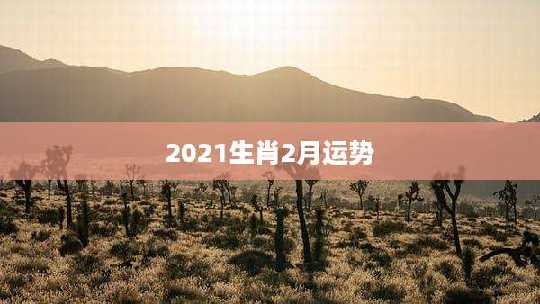 2021生肖2月运势