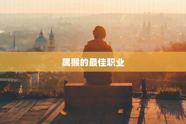 属猴的最佳职业
