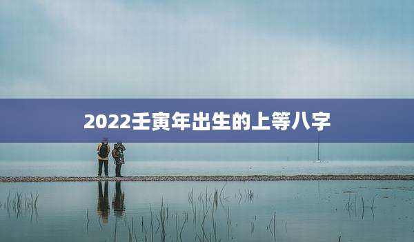2022壬寅年出生的上等八字