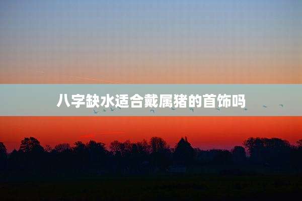 八字缺水适合戴属猪的首饰吗