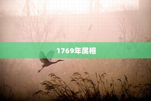 1769年属相