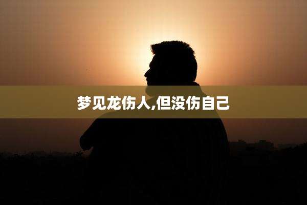 梦见龙伤人,但没伤自己