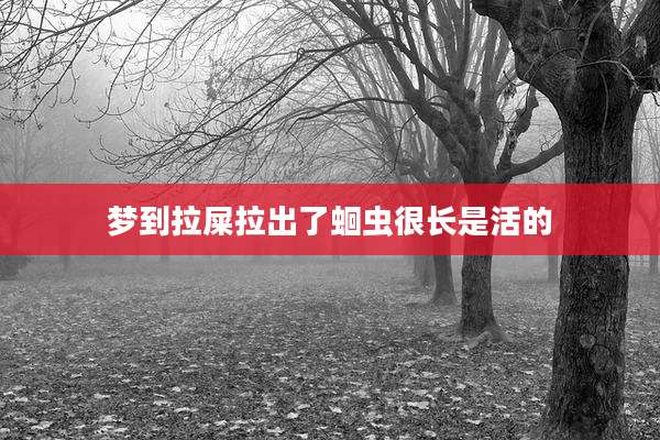 梦到拉屎拉出了蛔虫很长是活的