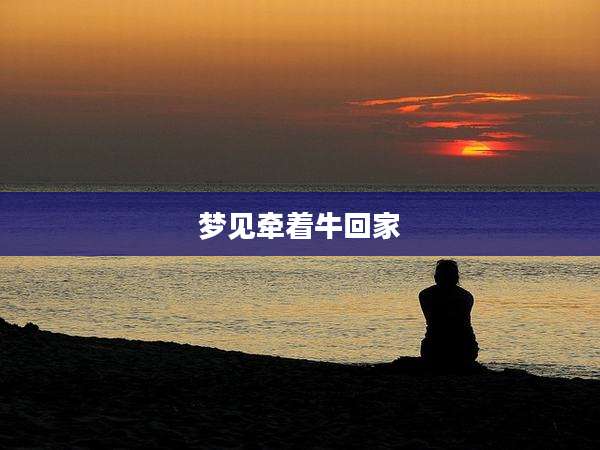 梦见牵着牛回家