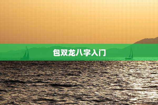 包双龙八字入门